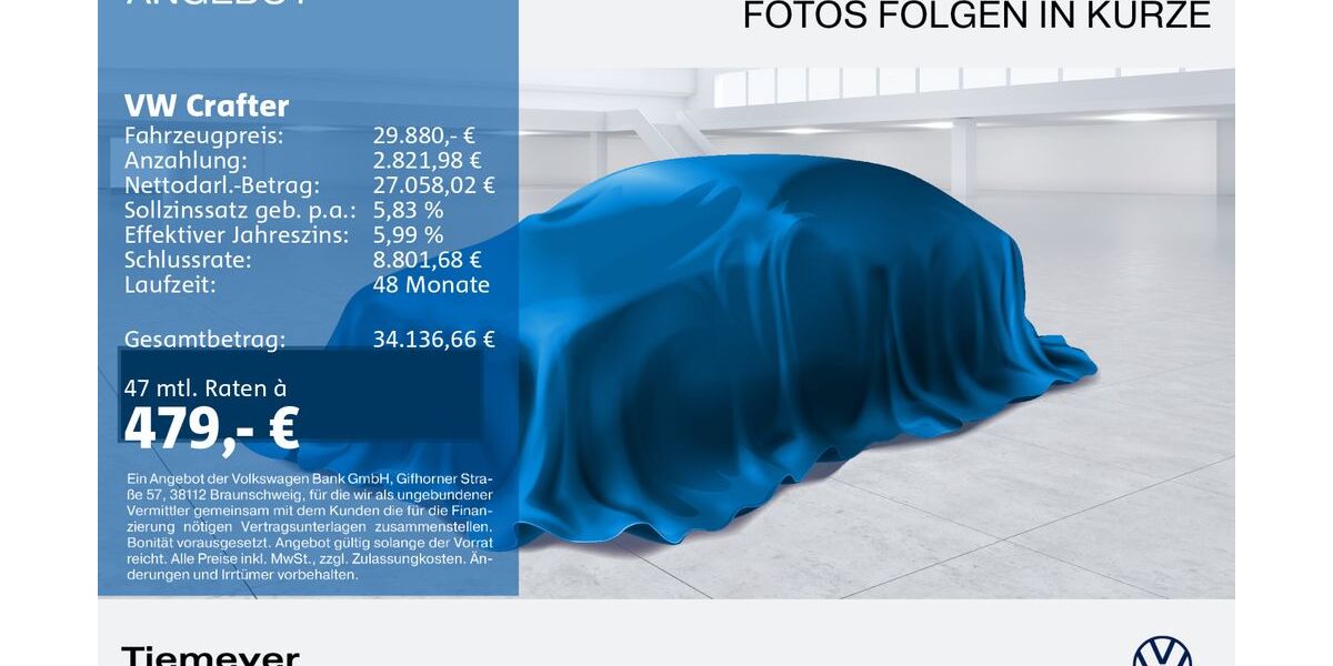 VW Crafter 107.636 km 29.880 &euro; Gelsenkirchen 45888