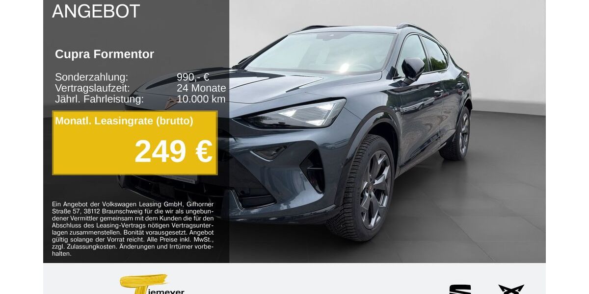 Cupra Formentor 22.546 km 31.670 &euro; Gelsenkirchen OT Beckhausen 45899