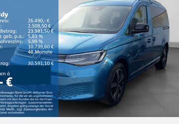 VW Caddy Maxi 89.538 km 25.990 &euro; Gelsenkirchen 45888
